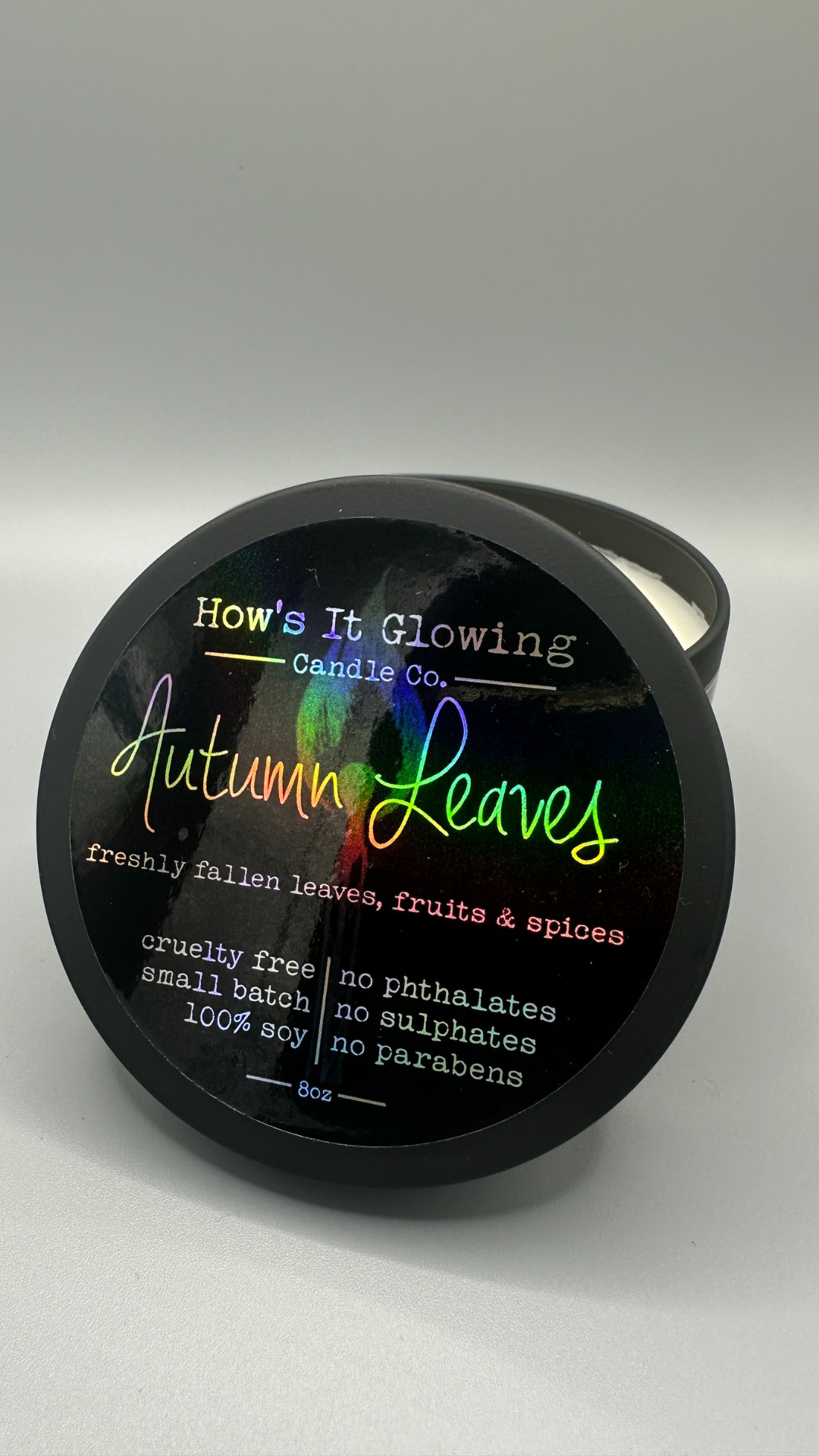 8 Oz 100% Soy Candles - Autumn Leaves