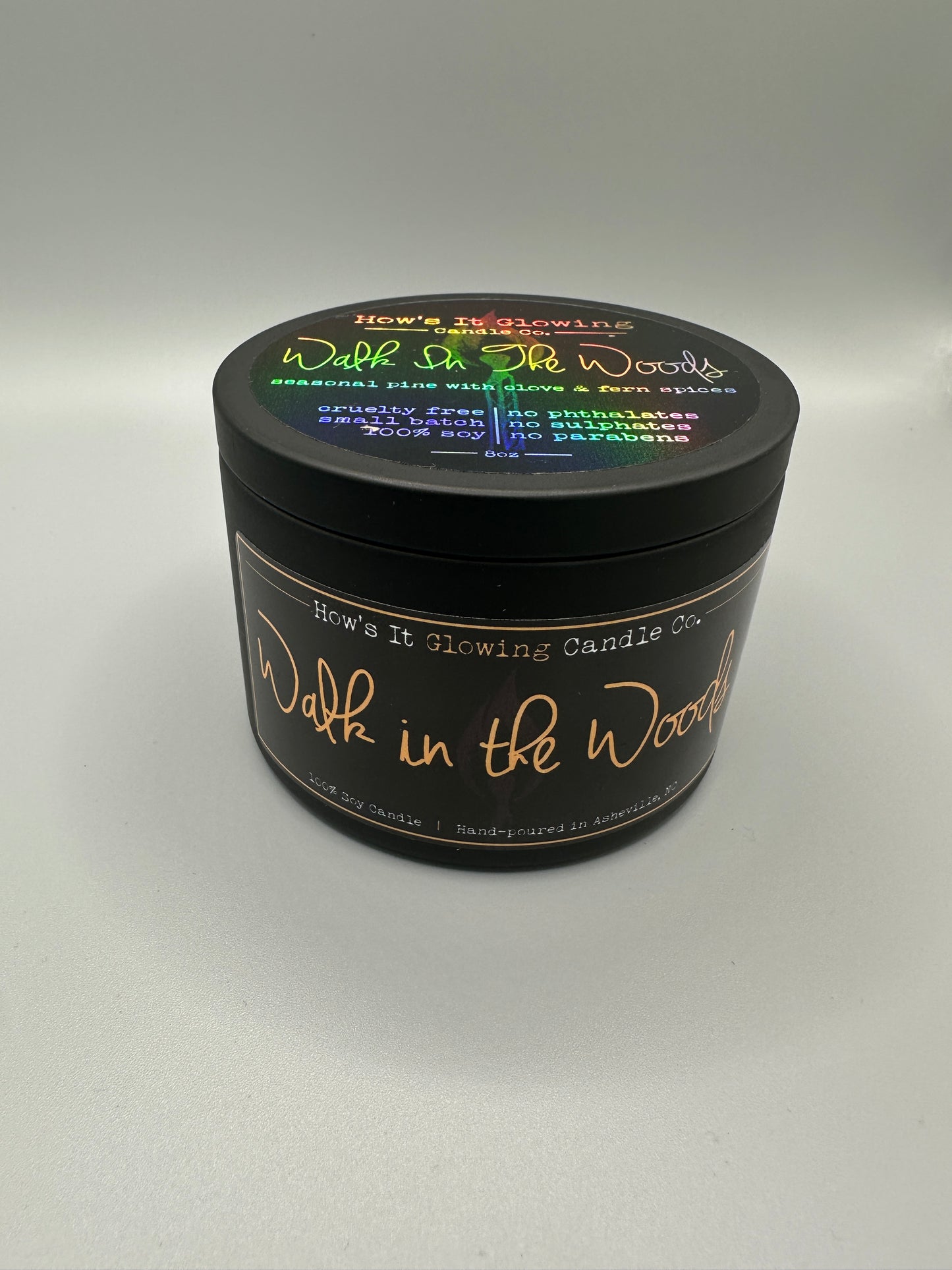 8 Oz 100% Soy Candles - Walk in the Woods