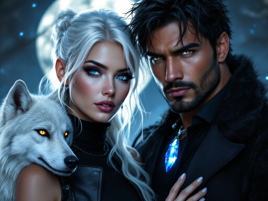 TRIBAL WARS CHARACTER COLLECTION: Digital Art Pack Luca, Azrael, and Tatiana